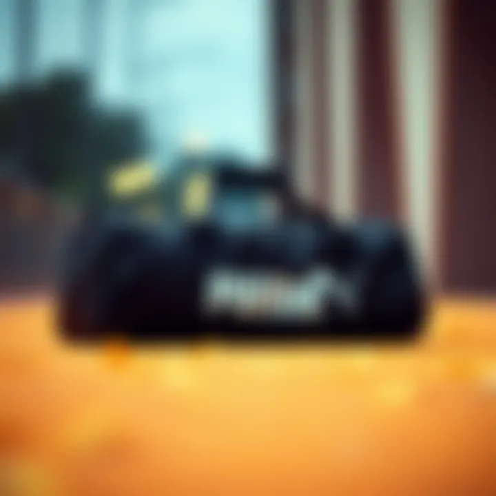 Puma Challenger Duffel Bag in an active lifestyle setting