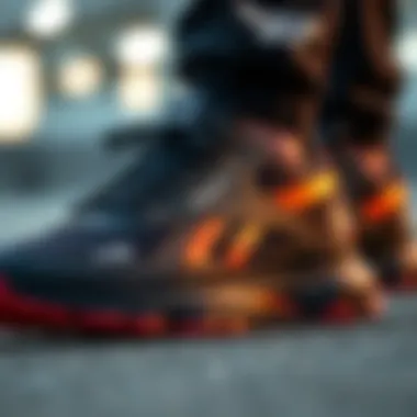 Innovative Footwear for Peak Performance A close-up of Reebok footwear designed for optimal performance