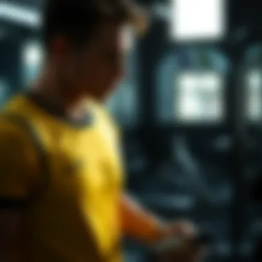 Athlete training with iron supplements