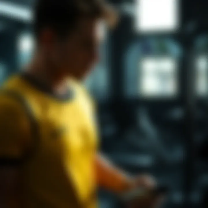 Athlete training with iron supplements