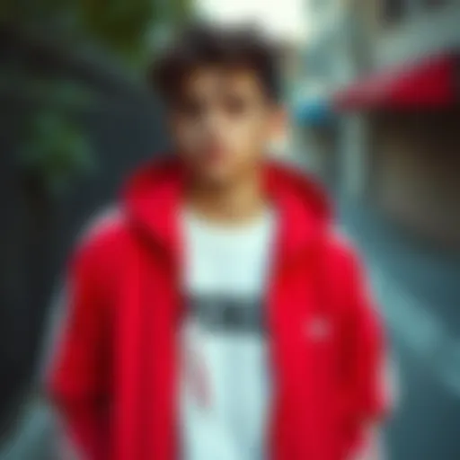 Trendy Tracksuit for Youngsters Stylish tracksuit for teenagers showcasing current trends