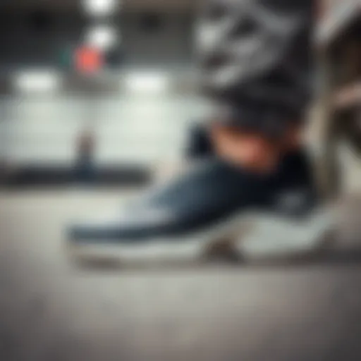 Elegant design of The North Face sports shoes showcasing comfort and style