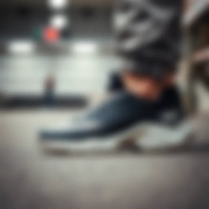 Elegant design of The North Face sports shoes showcasing comfort and style