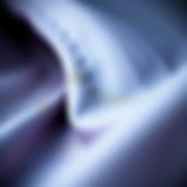 Close-up of fabric used in performance wear