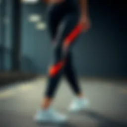 Sporty leggings featuring unique ankle design