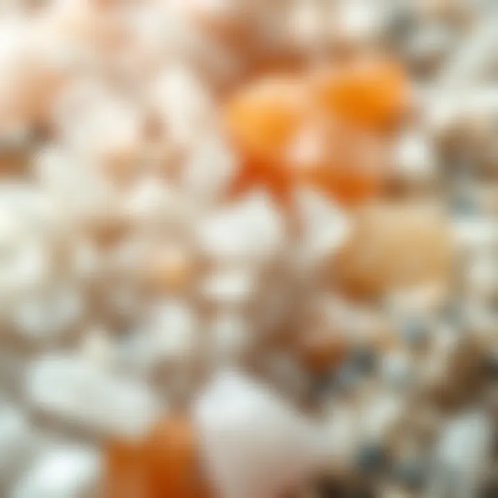 A close-up view of different types of salt crystals highlighting their unique textures and colors, symbolizing the variety in salt usage.