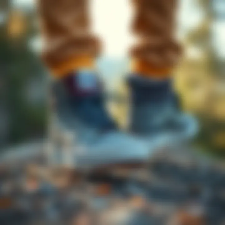 Functional Use of Vans Ski Hi in Outdoors Vans Ski Hi in an outdoor setting highlighting its functionality