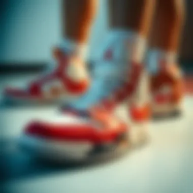Different styles of kids basketball shoes