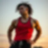 A dynamic pose showcasing the essence of body competition.