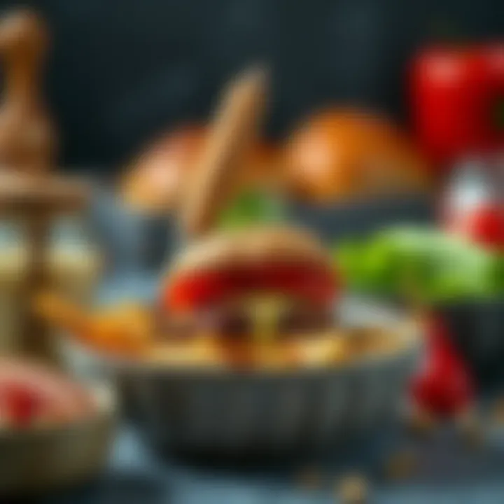 A balanced meal essential for athletes competing in body competitions.